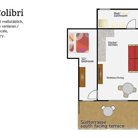 Mit Terrasse, Pool Und Garten Apartment